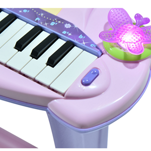 اسباب بازی پیانو الکترونیکی با صندلی و میکروفون My Piano Musical Set With Stool And Microphone_اسباب بازی لوازم خانگی